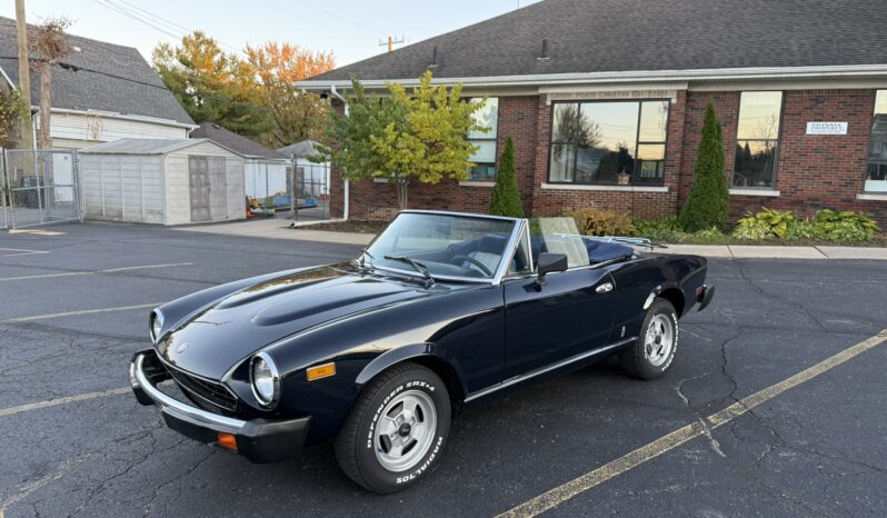 1981 Fiat Spider 2000 1