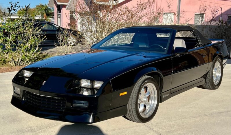 1989 Chevrolet Camaro RS Black Convertible 5.0 1