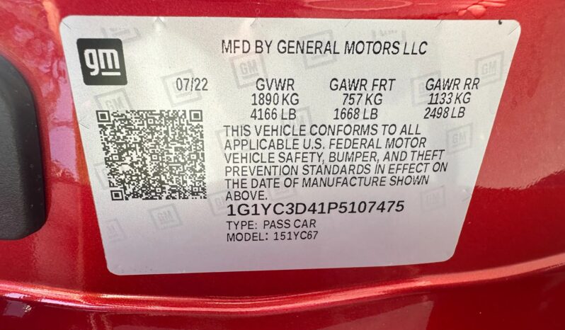 								2023 Chevrolet Corvette Stingray Convertible 3LT full									