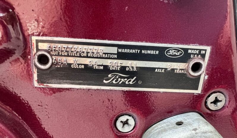 								1966 Ford Mustang 351 ci V8 full									