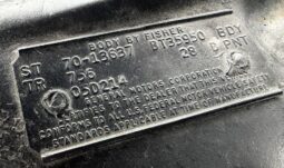 1970 Chevrolet Chevelle SS 454 LS5 4SPD