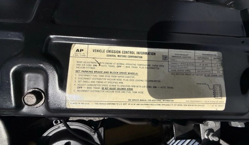 								1971 Chevrolet Monte Carlo RWD Automatic full									