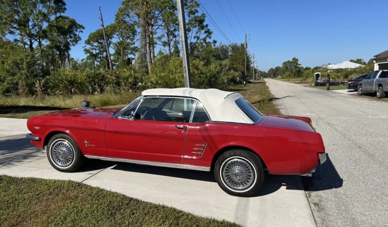 
								1966 Ford Mustang Convertible 289 3-Speed full									