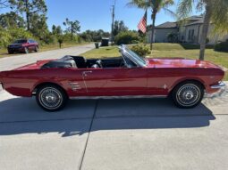 
										1966 Ford Mustang Convertible 289 3-Speed full									