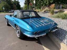 
										1965 Chevrolet Corvette Convertible Nassau Blue full									