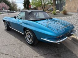 
										1965 Chevrolet Corvette Convertible Nassau Blue full									