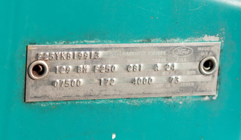 
								1966 Ford F-250 Custom 4-Speed full									