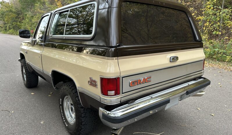 								1986 GMC Jimmy Sierra Classic 4×4 full									