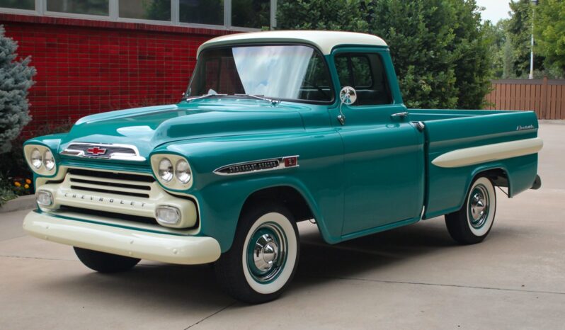 								1959 Chevrolet Apache 3100 Fleetside Pickup 3-Speed full									