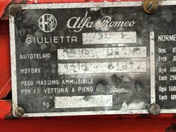 										1958 Alfa Romeo Giulietta Spider Veloce 750F full									