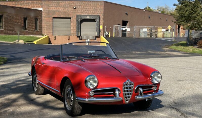 								1958 Alfa Romeo Giulietta Spider Veloce 750F full									