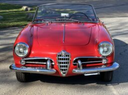 										1958 Alfa Romeo Giulietta Spider Veloce 750F full									