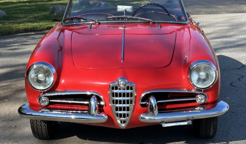 								1958 Alfa Romeo Giulietta Spider Veloce 750F full									
