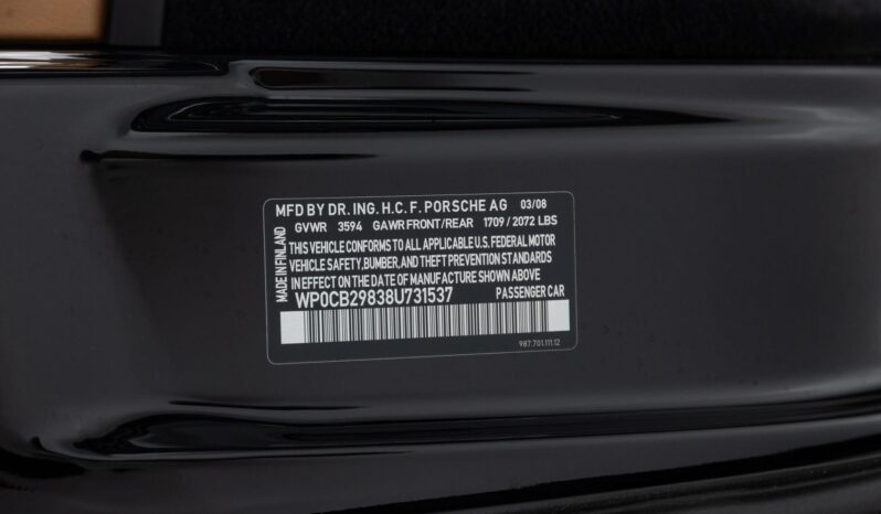 
								2008 Porsche Boxster S 6-Speed full									