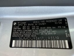 
										2007 BMW Z4 M Coupe full									