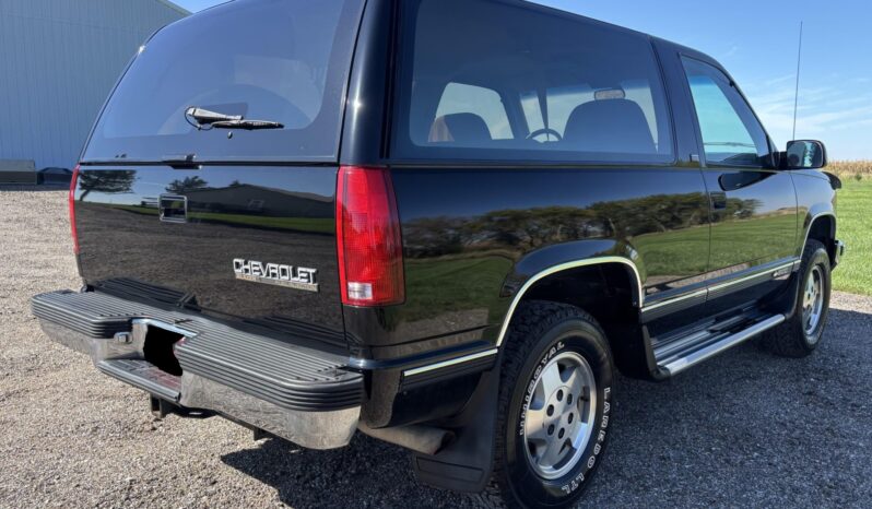 								1993 Chevrolet Blazer K1500 Silverado 4×4 full									