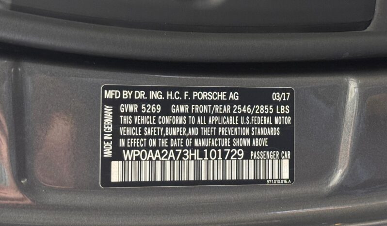 								2017 Porsche Panamera full									