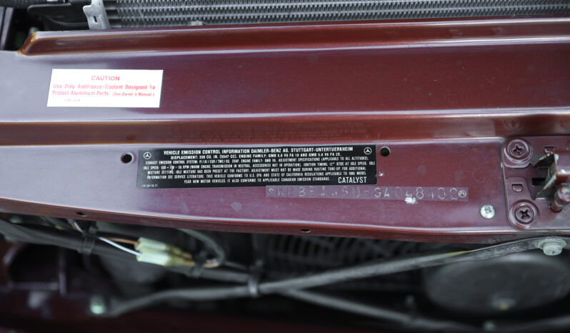 								1986 Mercedes-Benz 560SL full									