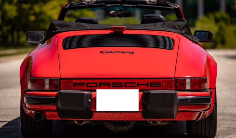 								1986 Porsche 911 Carrera Cabriolet full									