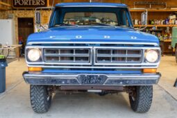 1971 Ford F-250 Sport Custom Highboy 4×4 4-Speed