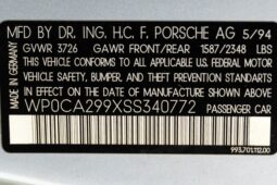 1995 Porsche 911 Carrera Cabriolet 6-Speed