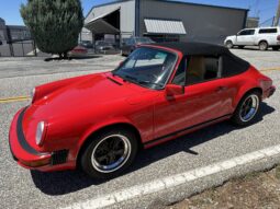 1987 Porsche 911 Carrera Cabriolet G50