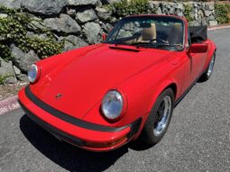 1987 Porsche 911 Carrera Cabriolet G50