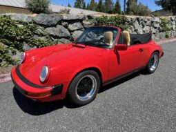 										1987 Porsche 911 Carrera Cabriolet G50 full									