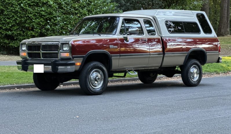 								1993 Dodge Power Ram W250 LE Club Cab Cummins 4×4 full									