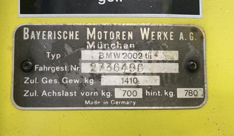 								1975 BMW 2002tii full									