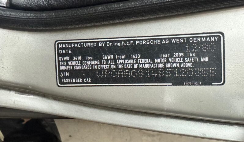 								1981 Porsche 911SC Coupe full									