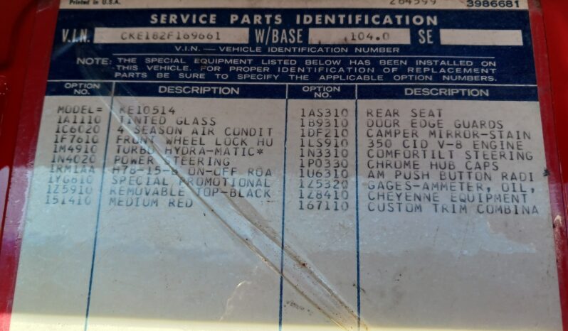 								1972 Chevrolet K5 Blazer CST 4×4 full									