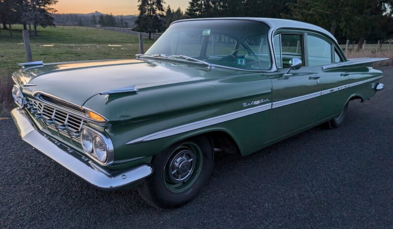 								1959 Chevrolet Bel Air 4-Door Sedan 283 Power full									