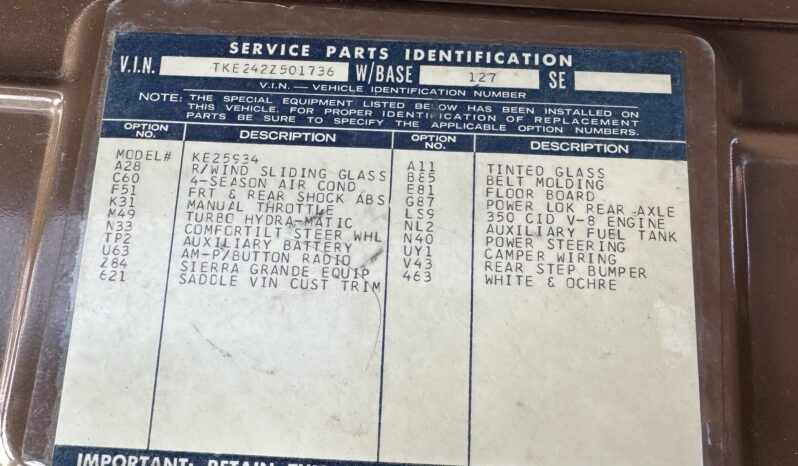 								1972 GMC K2500 Sierra Grande 4×4 full									