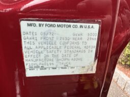 1972 Ford F-100 Pickup full