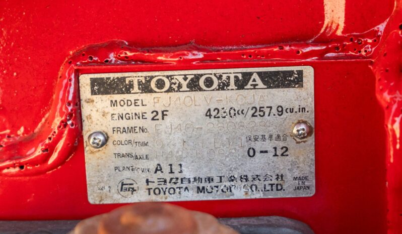 								1978 Toyota Land Cruiser FJ40 full									