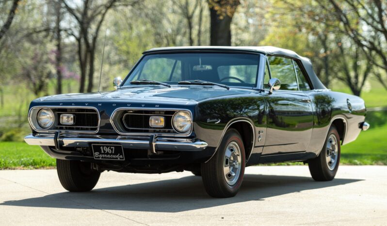 								1967 Plymouth Barracuda Formula S Convertible 383 full									