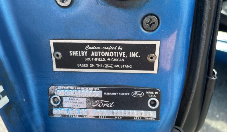 								1969 Shelby Mustang GT350 4-Speed full									