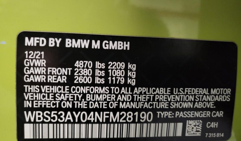 								2022 BMW M3 3.0L full									