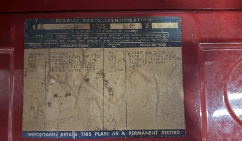 								1969 Chevrolet C10 Stepside Pickup 5-Speed full									