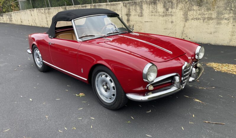 								1957 Alfa Romeo Giulietta Spider Veloce full									