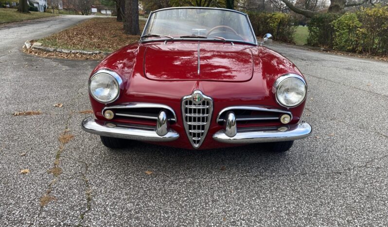 								1957 Alfa Romeo Giulietta Spider Veloce full									