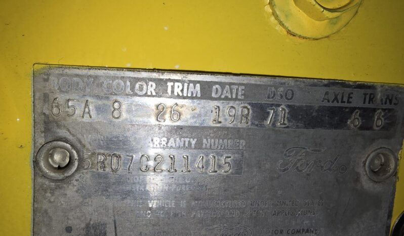 								1965 Ford Mustang Coupe 5-Speed full									