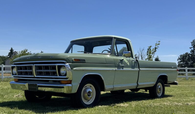 								1971 Ford F-100 Sport Custom full									